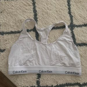 White Calvin Klein Bra